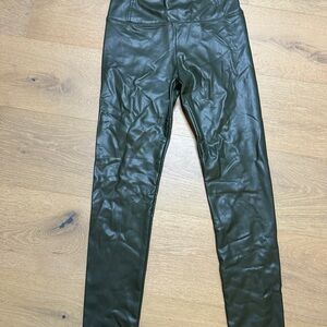 Bagatelle Olive Faux Leather Pants